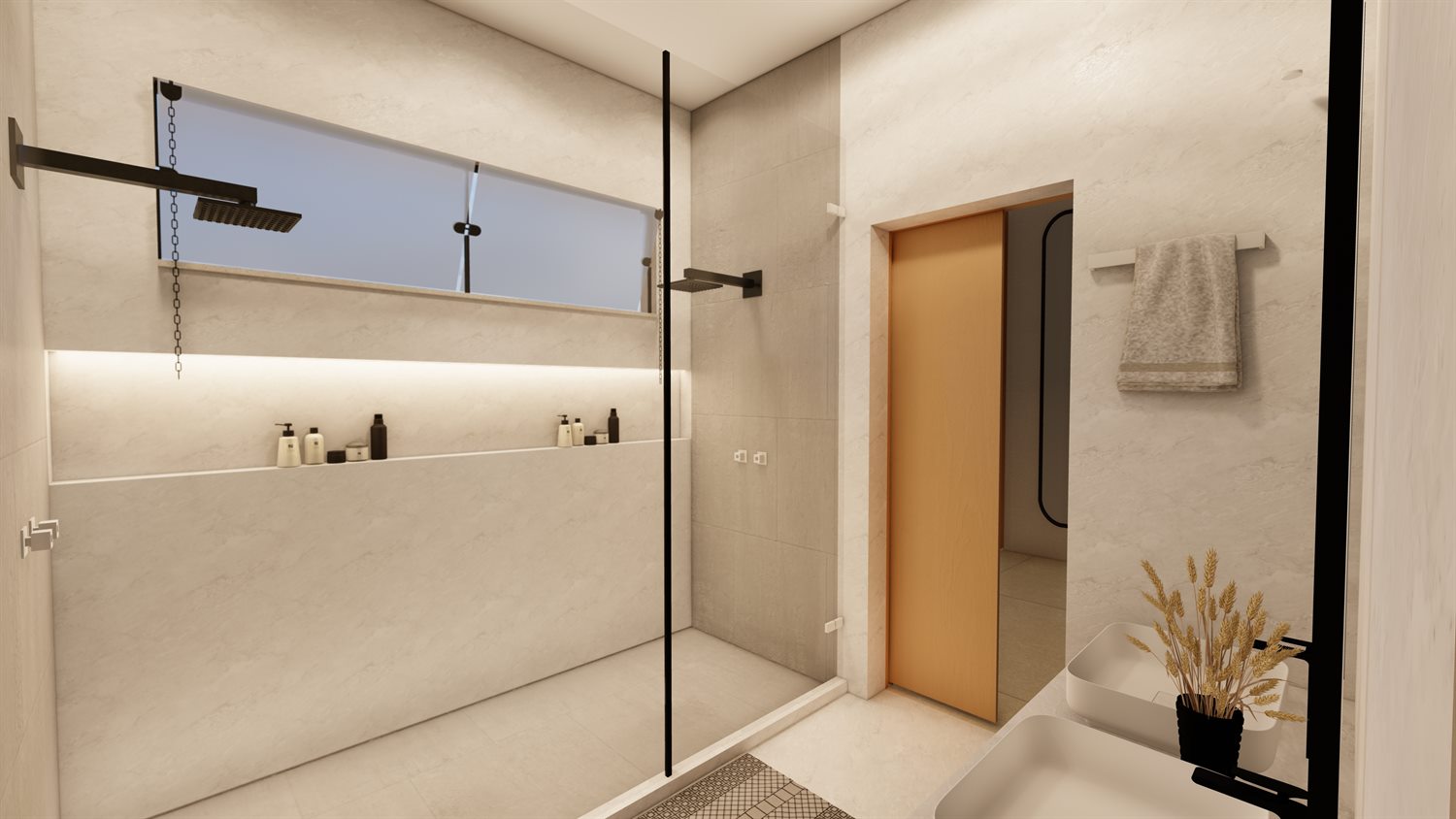 Projeto de banheiro residencial